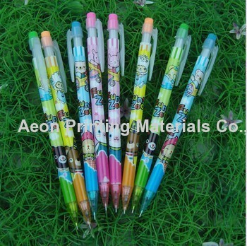 Hot transfer foil for plastic colour pencil/plastic stationery