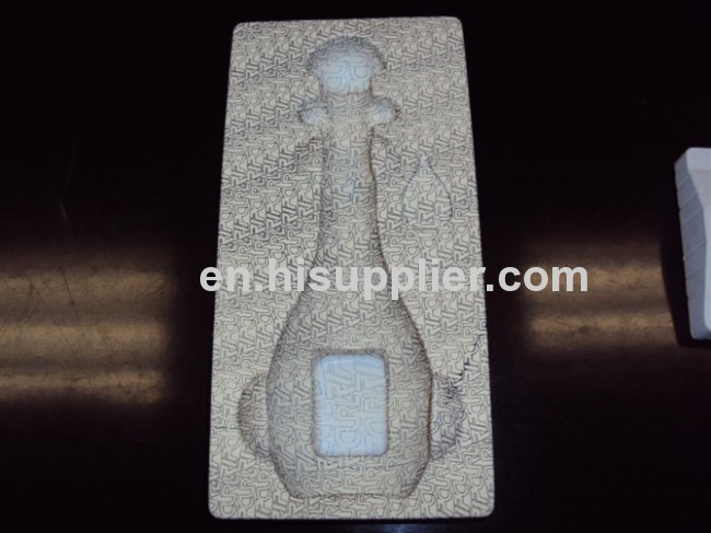 Flocking package tray for XO wine plastic flocking packing tray for Grape wine