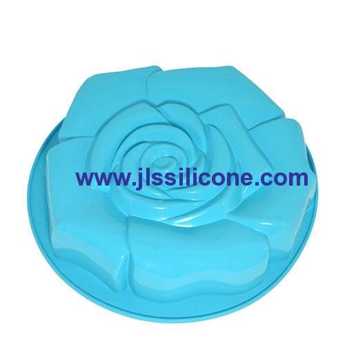 big rose silicone bakeware cake molds