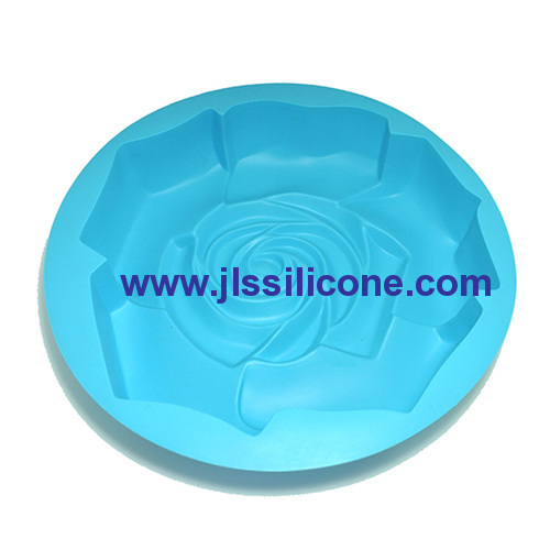 big rose silicone bakeware cake molds