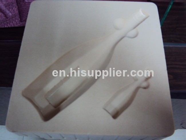 Wholesale plastic flocking blister packaging tray 