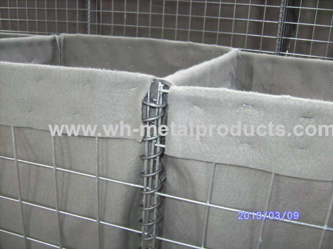 Berms and dams welded mesh defence wall