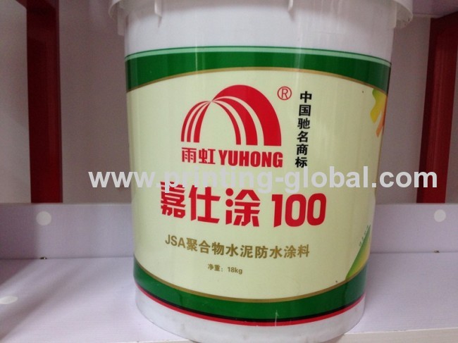 Thermal Transfer Sticker For PP Paint Pail Printing 