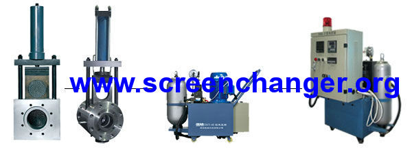 Hydraulic screen changer-non stop plate screen changer