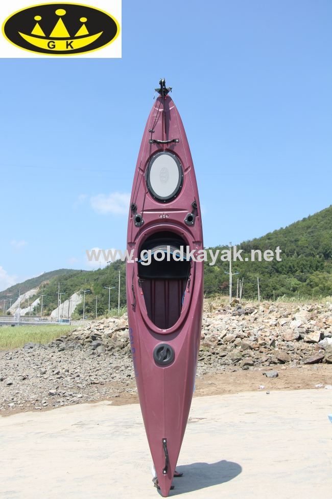 single sit in touring kayak with PE material