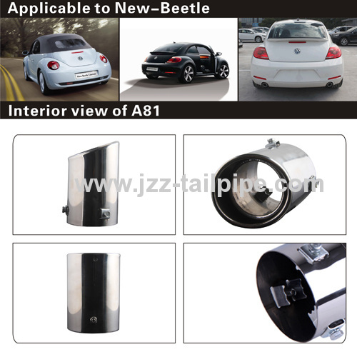 2013 Volkswagen Beetle 150mm automobile tail pipe