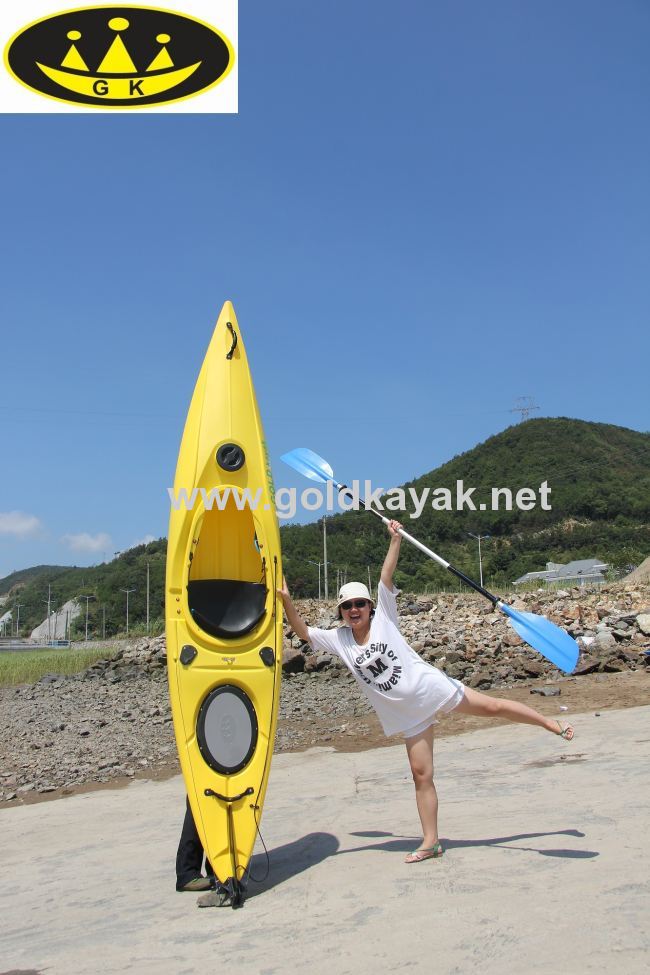 hot selling touring kayak with PE material