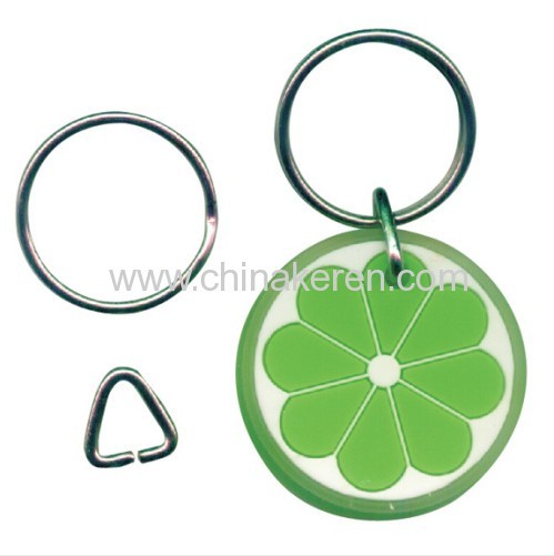 new design and fashion 3D PVC keychain with high quality
