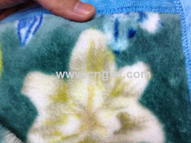 350gsm Superfine fiber Blanket Golden mink wool Blanket