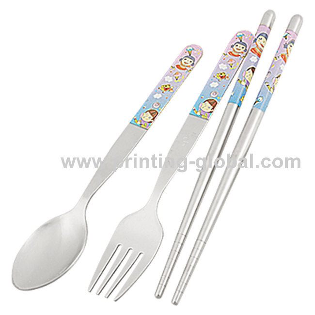 Heat Transfer Foil For Plastic Spoon Printing Vivid Design