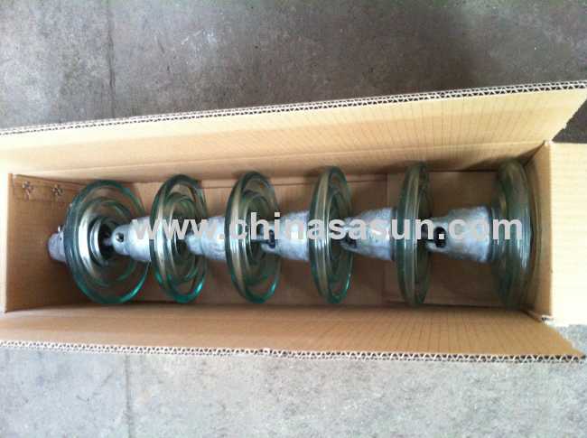 70KNToughened Glass Insulator Of Cap And Pin Type