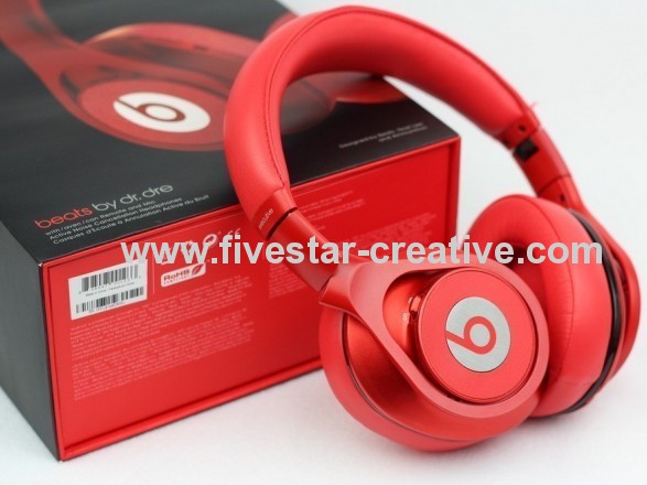 Cheap Beats by Dre Executive New On-ear Red Headphones