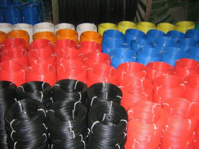7 stranded, 450KV copper conductor PVC insulated electrical cable