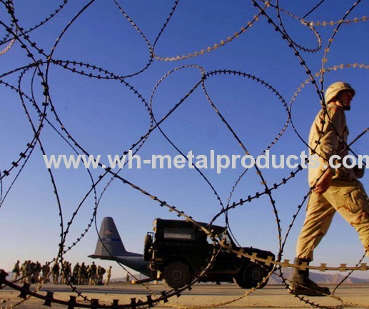concertina razor wire mesh barrier