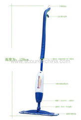 Extensible plastic spray flat mop with Aluminum Pole