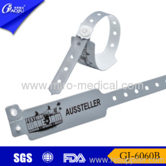 Vinyl promotional wristband with promotion