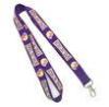 Purple Card Holder Lanyard Silk Screen Printed Neck Strap 900 * 20 mm