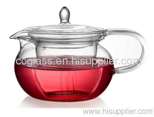 Elegant Innovative Design Glass Tea Pot Coffee Pot