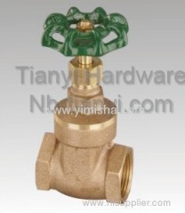 Horizontal Manual Bronze Green Handle Thread Two General Formula Gate Valve