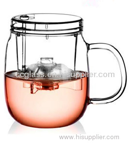 Heat Resistant Borosilicate Glass Tea Cups