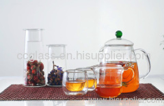 Hand Blown Glass Tea Pots