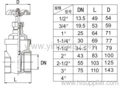 Horizontal Manual DZR Light Blue Color Handle Two General Formula Gate Valve