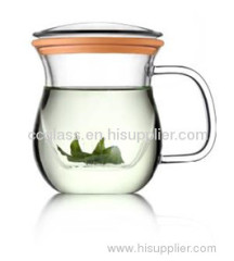 Eco-friendly Insulated Glass Tea Cups