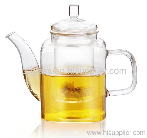 Wholesales Mouth Blown Glass Tea Pot Coffee Pot