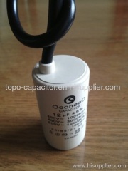 cbb60 air compressors capacitors, 12 mfd, 450 Vac, flexible cable