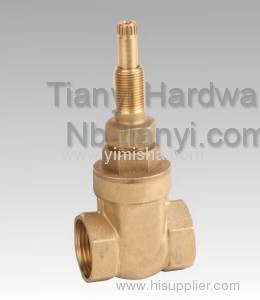 Horizontal Manual Brass Bi-directional Hard Seal Gate Valve