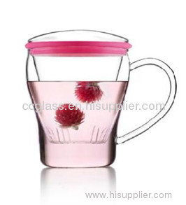 Hand Blown Borosilicate Glass Tea Cups