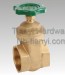 Horizontal Manual Brass Green Handle Thread Two General Formula Gate Valve