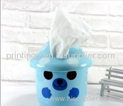 Heat transfer film for tissue box