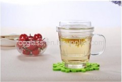 Hand Blown Heat Resistant Glass Tea Cup