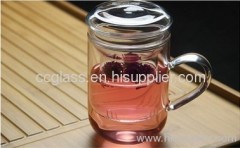 Hand Made Pyrex Glass Tea Cup