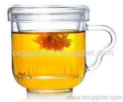 Insulated Borosilicate Glass Tea Cup