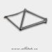 1.2-1.5kg Reliability Mountain Titanium Bike Frame