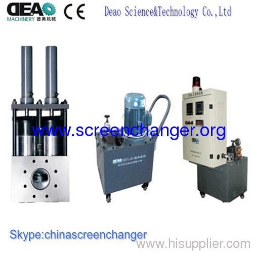 double pillar screen changer for chemical fiber extrusion line