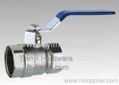 Horizontal Manual Brass Blue Handle Two General Formula Thread Ball valve