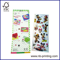 2013 hotsale disney/micky carton paper stickers for children