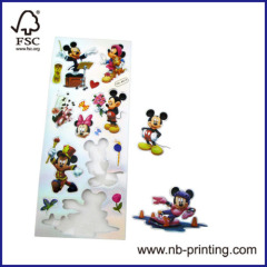 2013 hotsale disney/micky carton paper stickers for children