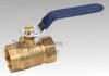 Horizontal Manual Brass Blue Handle Two General Formula Hard Seal Thread Ball valve