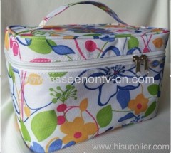 COOLER BAG, 600D, FLOWER PRINTED