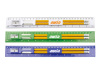 Promotional 30cm ruler set with pencils,eraser and sharpener