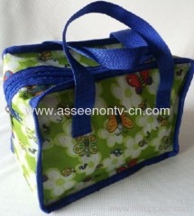 COOLER BAG, 600D, FLOWER PRINTED