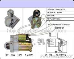 Chevrolet auto starter Buick Century