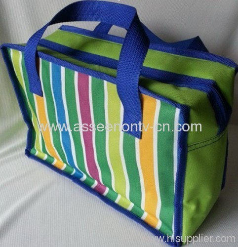 COOLER BAG, 600D, FLOWER PRINTED