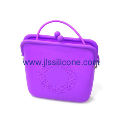 Candy jelly silicone shoulder bag