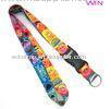 Polyester Heat Transfer Printing Lanyard , Dye Sublimation Lanyard