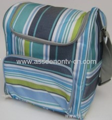 COOLER BAG, 600D, FLOWER PRINTED